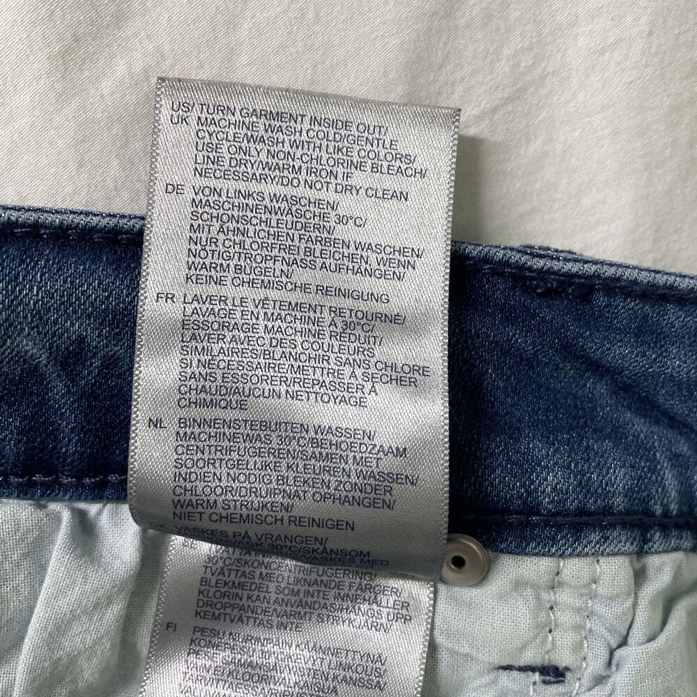 NYDJ Marilyn Straight Leg Jeans Blue High Rise Women Size 14 - Picture 8 of 9